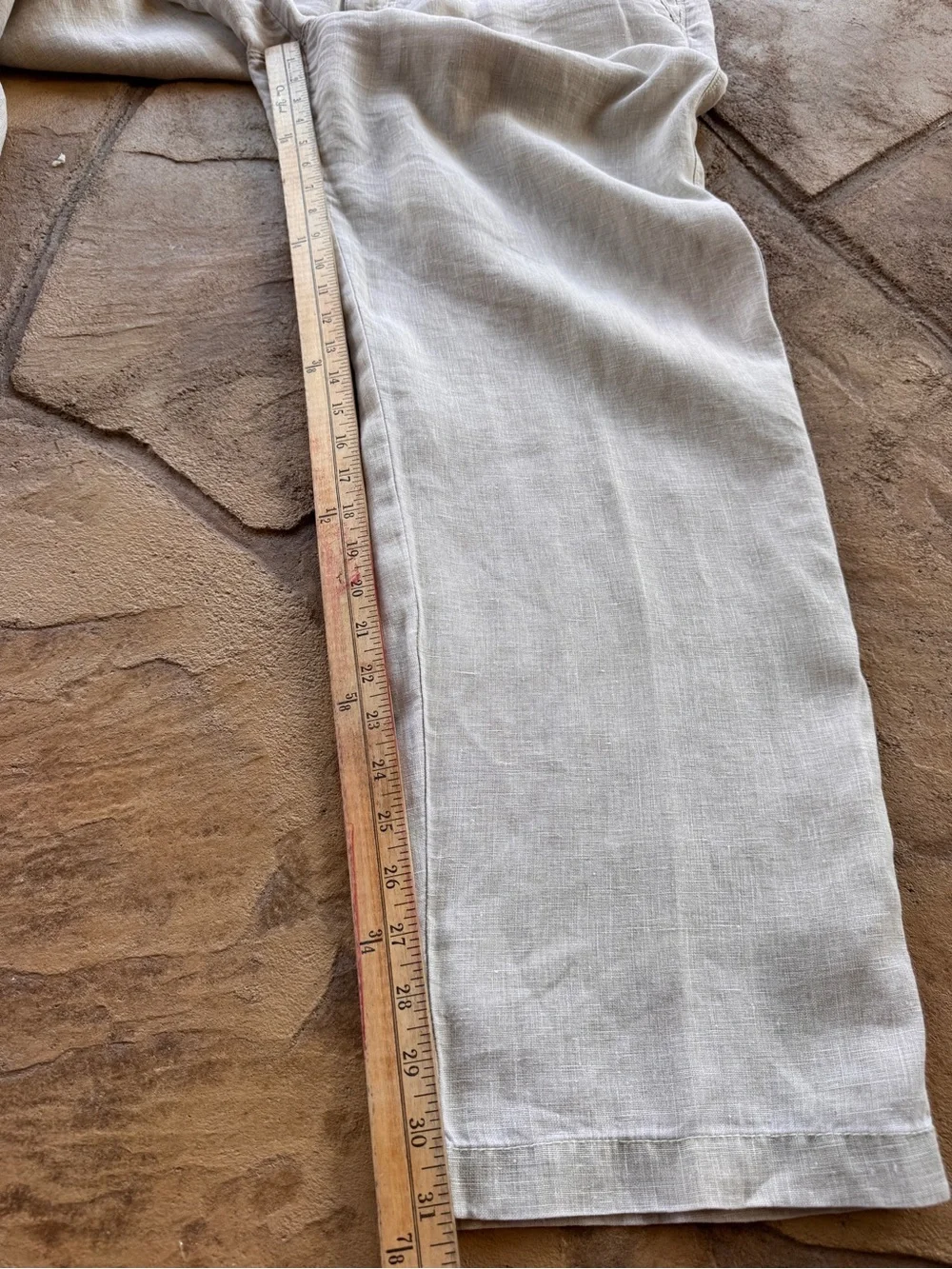 Tommy Bahama Relax Men’s 40x32 100% Linen Pants Beige Resort Casual